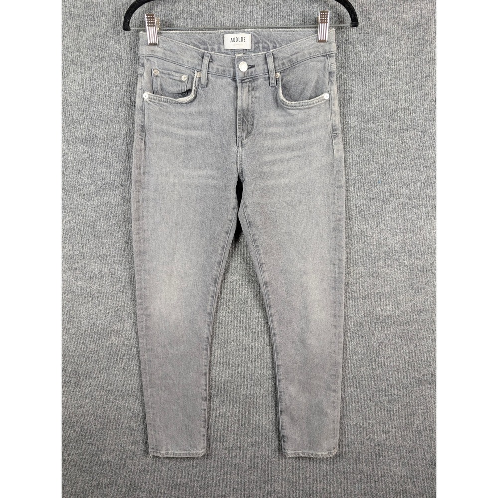 Agolde Toni Mid Rise Skinny Jeans Grey Size 25 A133-1138